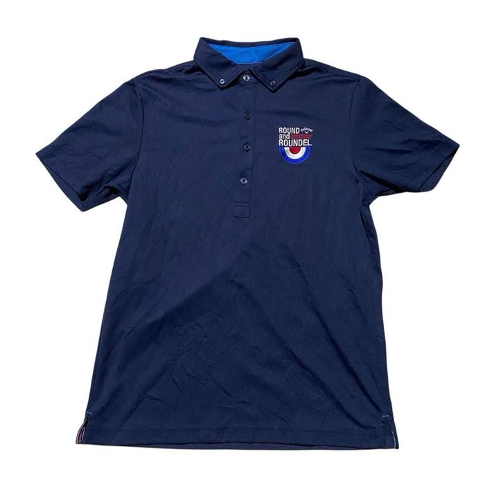 Callaway round and roundel navy polo shirt
