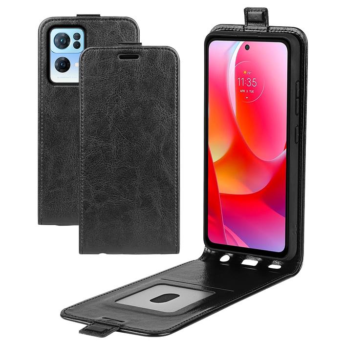 For Oppo Reno7 Reno 7 Pro 6 Retro Leather Case Flip Vertical Book