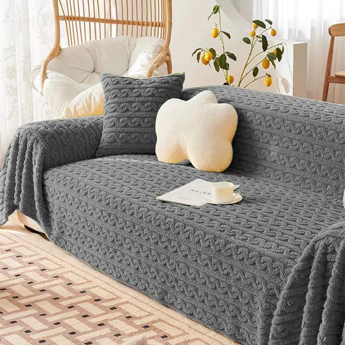Selimut Sofa Bed Nordic Cover Blanket Anti Debu 180x180cm/180x260cm/180x340cm/180x420cm SF-11-12-13-