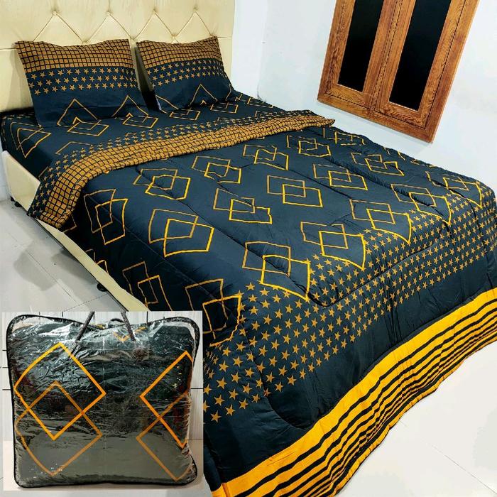 SATUSETBETCOVER DENGAN WARNA ELGAN CERAHWEWAHBAHANHALUSADEMDIPAKAIUKURANL180X200X20