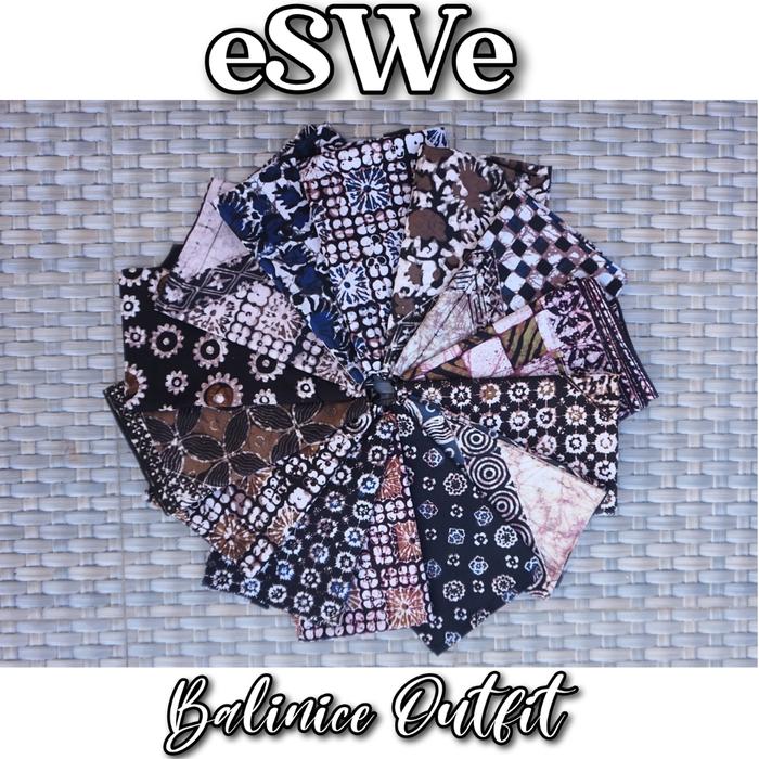 FREE PUCUK | Udeng Batik Semi Tulis Premium Lembaran | Premium Quality | Mirip Batik Tulis | Udeng J