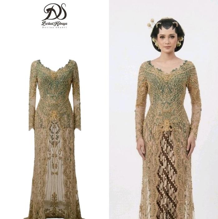 Berkat Kebaya - Kebaya Melantai yang Elegan dengan Payet Mix Color