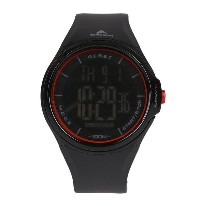 Jam Tangan Digital Eiger Watch IYW0082 Touch Screen Original + Extra Strap Baterai