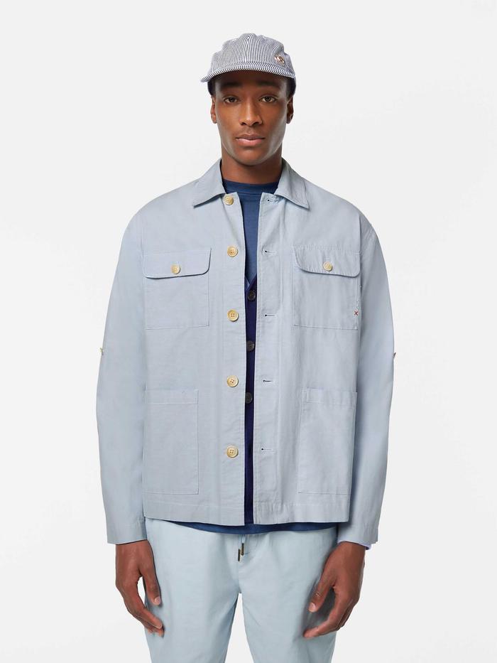 SCOTCH & SODA Relaxed Cottonlinen Shirt Jacket - SDA179963420