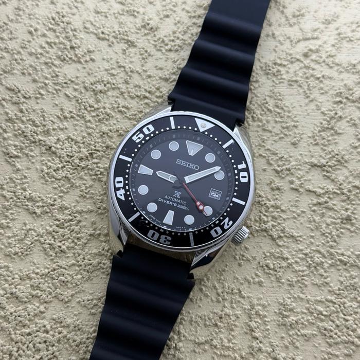 Watches Jam tangan Seiko Prospex X Sumo Edition Diver 200m Black Dial Second Preloved