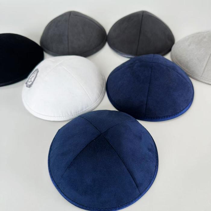 Wholesale High Quality Jewish Kippah Kippot Custom Logo Jewish Yarmulka Kippah Jewish With Full Prin