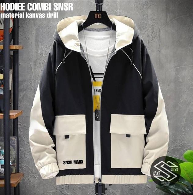 ready stock Chx8 Jaket Pria - Jaket Hoodie / Combi / Kanvas Snsr Original Bayar Di Tempat