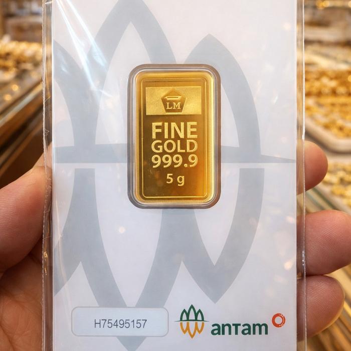Emas Antam 5 Gram Emas Logam Mulia Antam 5 Gram LM Antam 5 Gram
