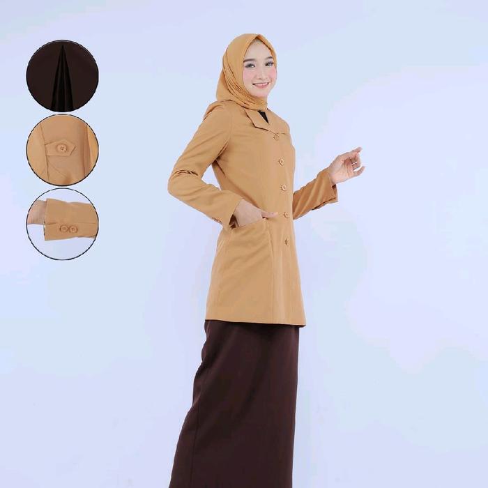 seragam  pramuka pembina/ Blazer seragam pembina pramuka wanita/baju pramuka pembina guru wanita/ se