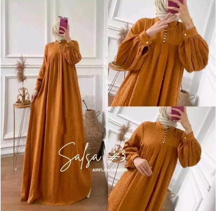 SALSA DRESS KANCING BUSUI GAMIS SALSA STANDAR SAMPAI JUMBO