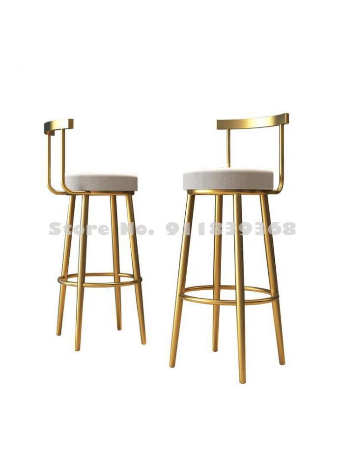 Nordic bar stools bar chair combination bar bar stool high stool gold