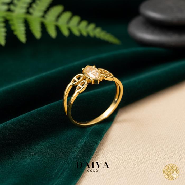 [NEW] Cincin Emas Asli Yumei Kadar 700/16K - Size (18)