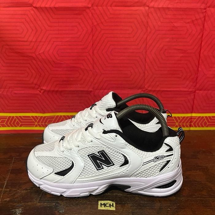 Sepatu second branded new balance 530 white size 37