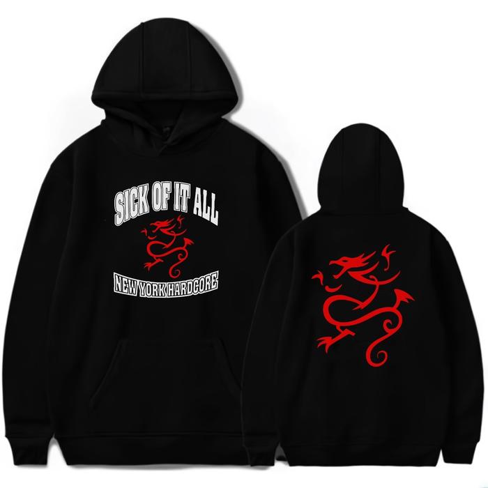 Sick of it all - NewYork hardcore - Hoodie dan kaos hardcore / NYHC / Hardcore musik Nyaman Lembut F
