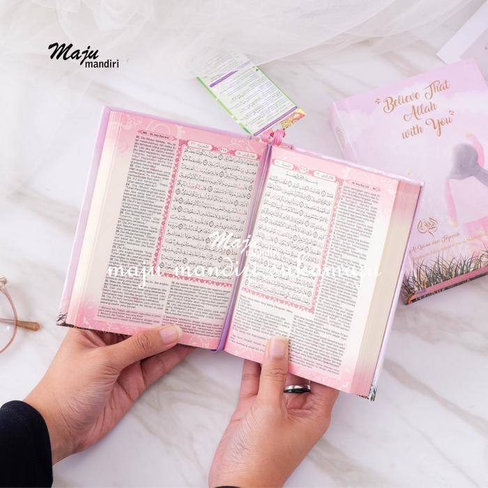 Believe That Allah With You Mushaf Alquran Dan Terjemahnya Ukuran Kecil Size A6 Maju Mandiri Sukamaj