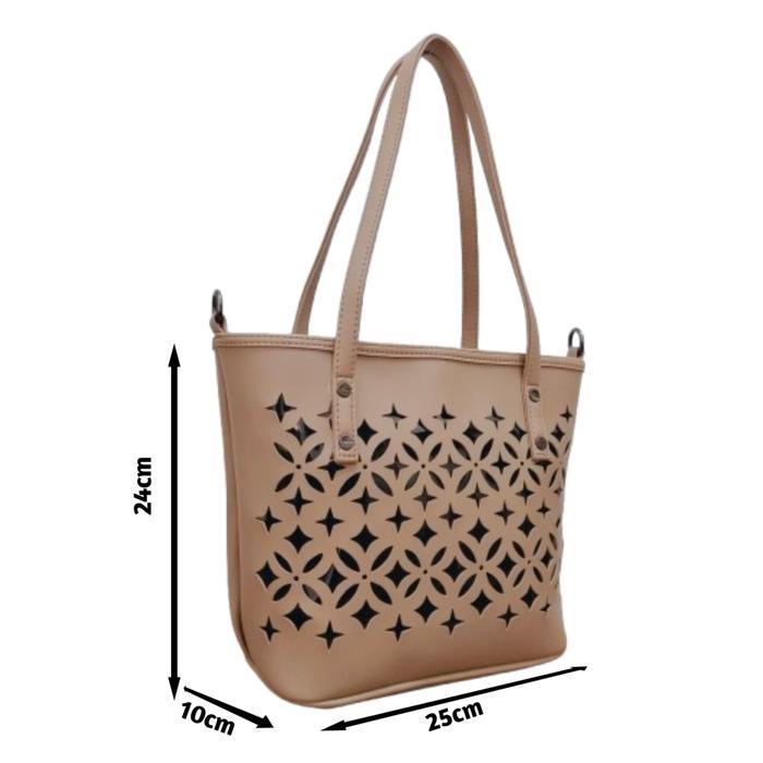 Lyka Tote Bag Wanita Selempang Bahu Niki Slingbag Trendy  Tas Kerja Kampus Pengajian Kulit Cewek Tot