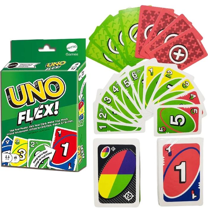 Uno Flex Flip Dos Matching Card Game Anime UNO No mercy Multiplayer
