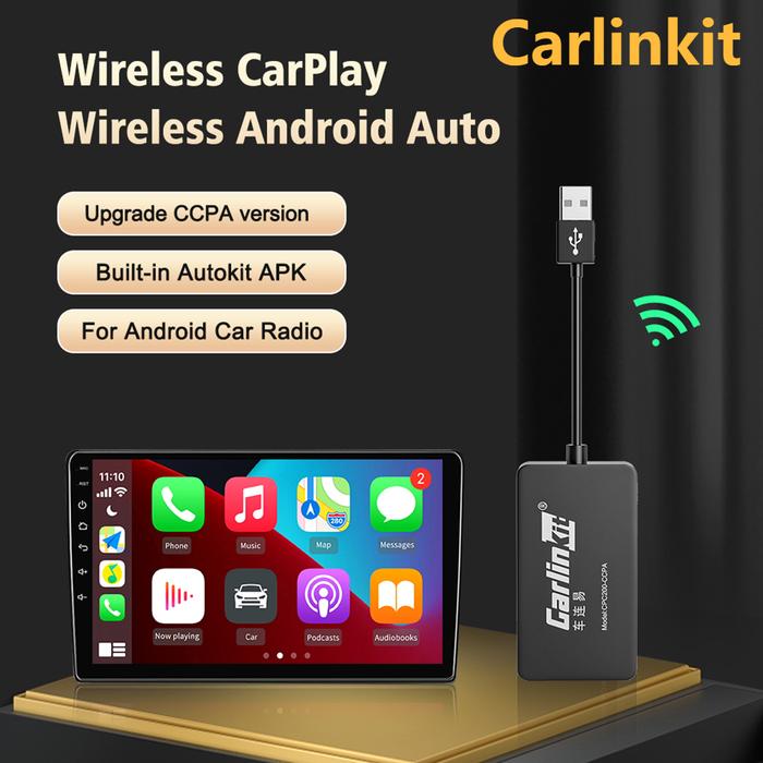 Carlinkit Wireless Android Auto Adapter AI Box Apple Carplay Android