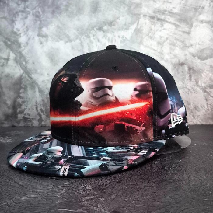 New Era Star Wars All Over Battle 59Fifty Snapback Rare Original Topi New Era