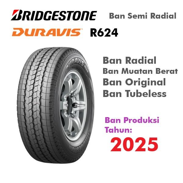 Bridgestone Duravis R624 175 R13 Ban Ring 13 Radial Tubeless Bisa buat Muatan Berat Mobil Suzuki Car