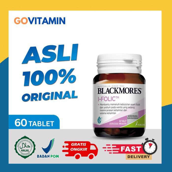 PROMO GUYS Blackmores iFolic - isi 60 tablet BPOM Kalbe folic acid PREMIUM