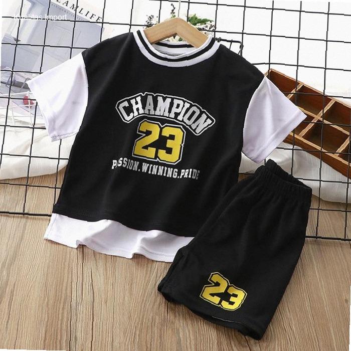 Baju Olahraga Setelan Anak / Baju Santai Anak - JSB05 | Kekinian