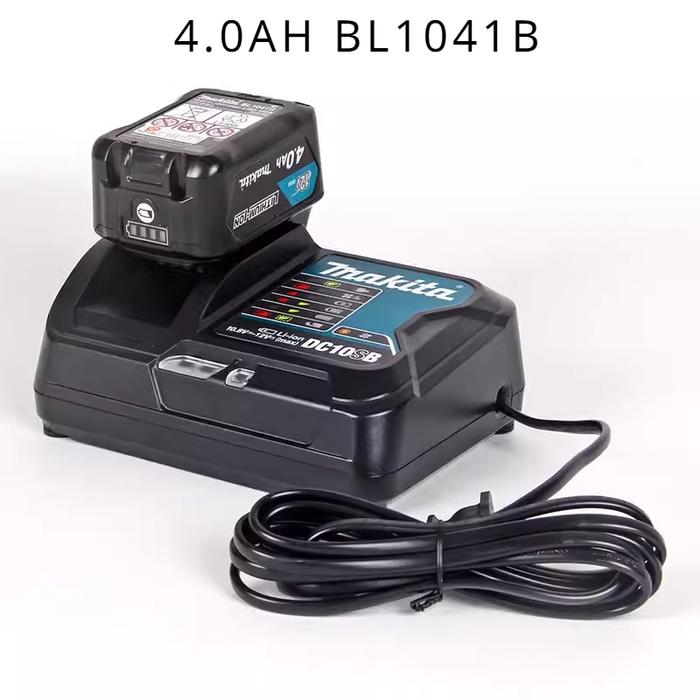 Makita Original 12V LXT Lithium-Ion Battery 4.0AH BL1041B (12v Charge Display)  DC10WD 12V Fast Char