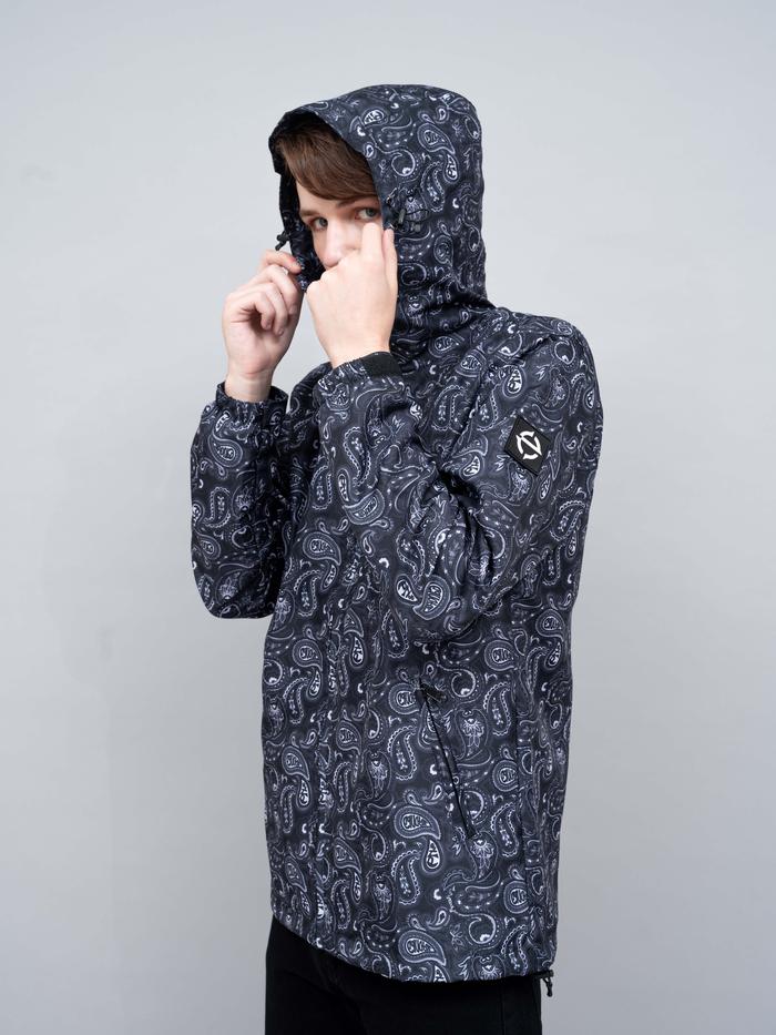 Equator Pride - Obscure Jaket Gorpcore Jaket Casual Motif Paisley