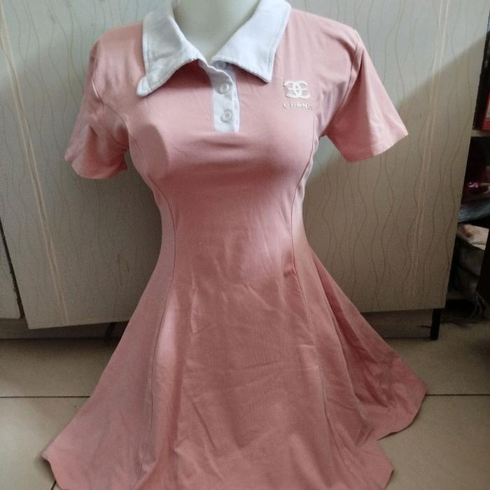 Dress spandek import produk second brand size M cakep