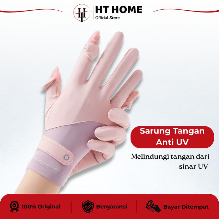 HT Hardware - Sarung Tangan Anti UV Anti Slip/Elastis/Layar Sentuh/Stylish