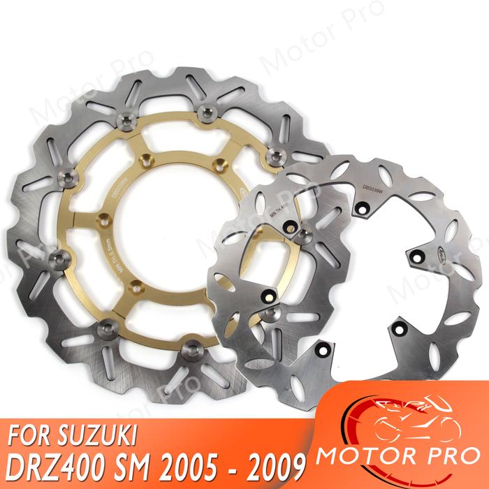 For Suzuki DRZ 400 SM 2005 - 2020 Front Rear Brake Disc Disk Rotor