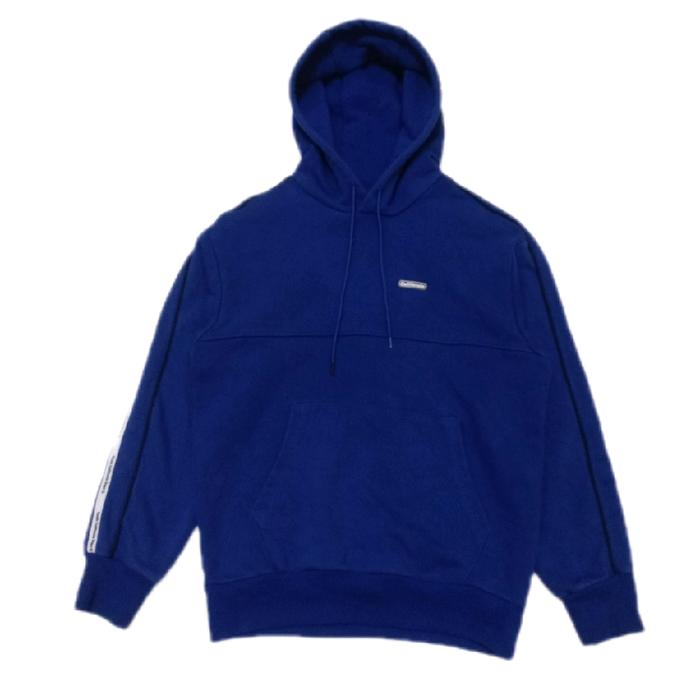 jaket sweater pullover hoodie stm WHO AU California biru size S fit M original murah
