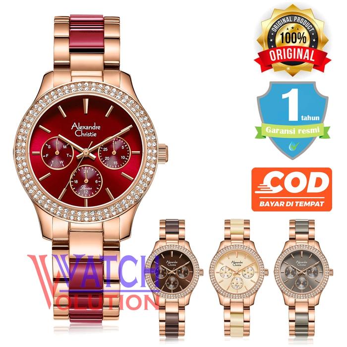 Jam Tangan Wanita Alexandre Christie Original AC 2914 BF FASHION