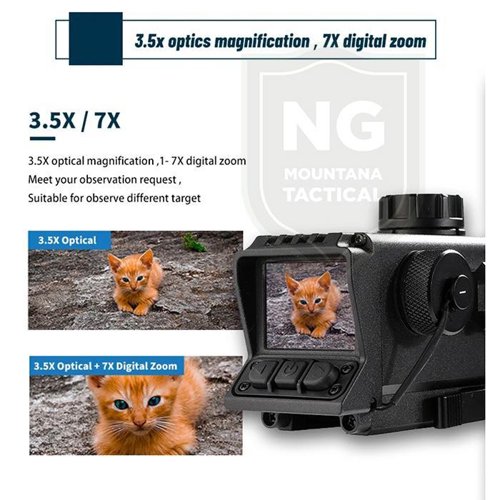STOK TERBATAS !!!! VISM DIGITAL NIGHT VISION 3.5X32 SCOPE TACTICAL INFRARED HD MS-32 TERJANGKAU
