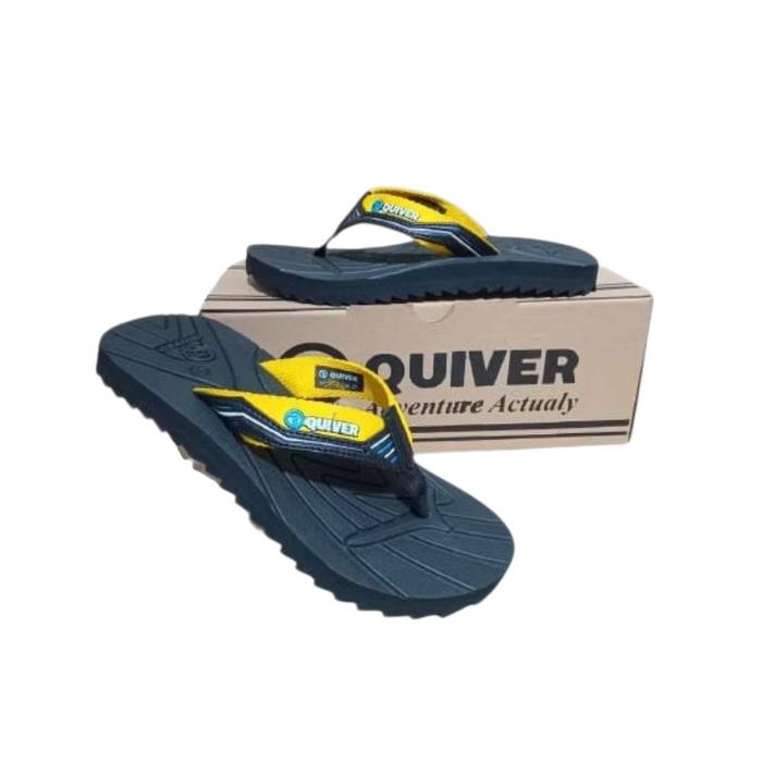 Quiver Sandal jepit Quiver havkids sol hitam adventure Actually - Sandal jepit Quiver anak Sendal