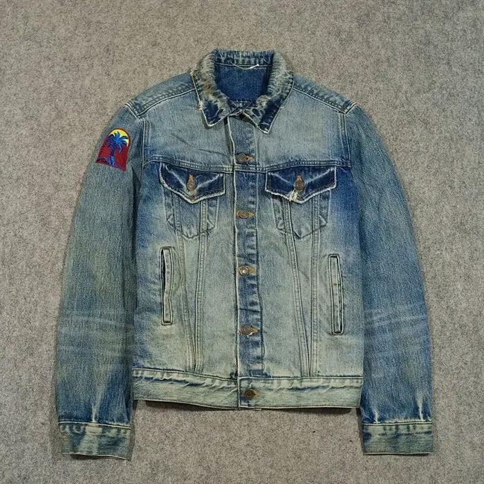 Jaket jeans pria SAINT size M second