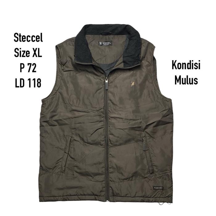 Steccel puffer vest rompi second