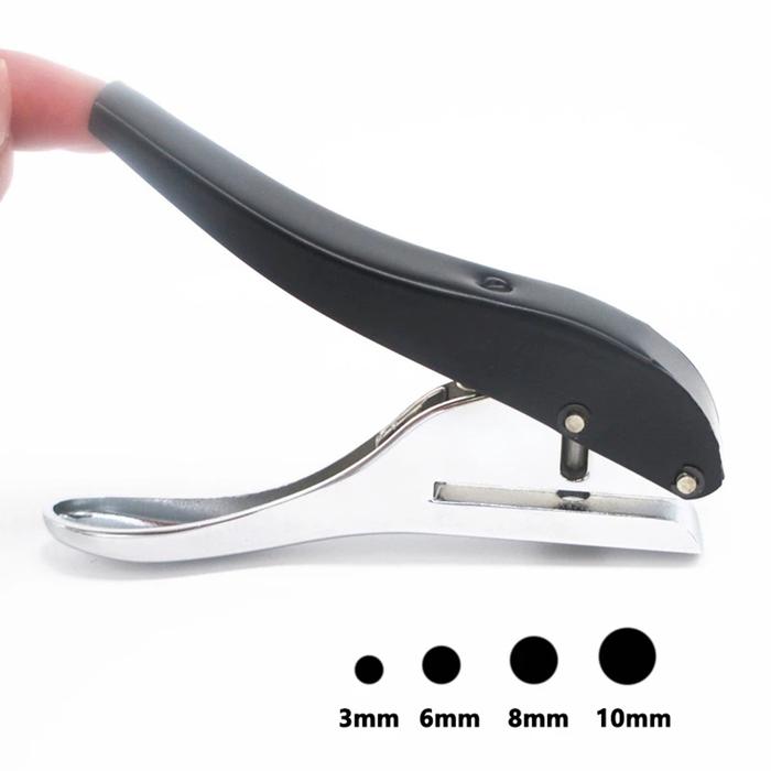 3/6/8/10mm Circle Hole Punch Paper Punch Hand-held Round Single Hole
