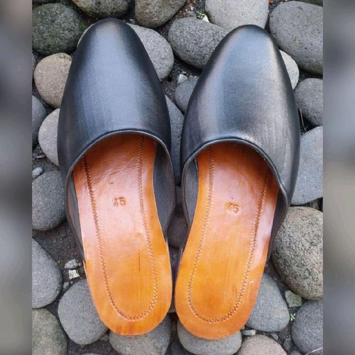 Sepatu Sandal Pria Slop keren adat Jawa Pengantin Nikahan Tradisional
