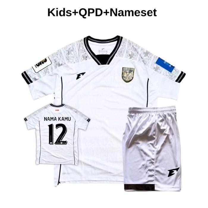 JERSEY TIMNAS ANAK 2025 GRADE ORI LOGO TIMBUL JERSEY TIMNAS INDONESIA ANAK JERSEY TIMNAS KIDS JERSEY