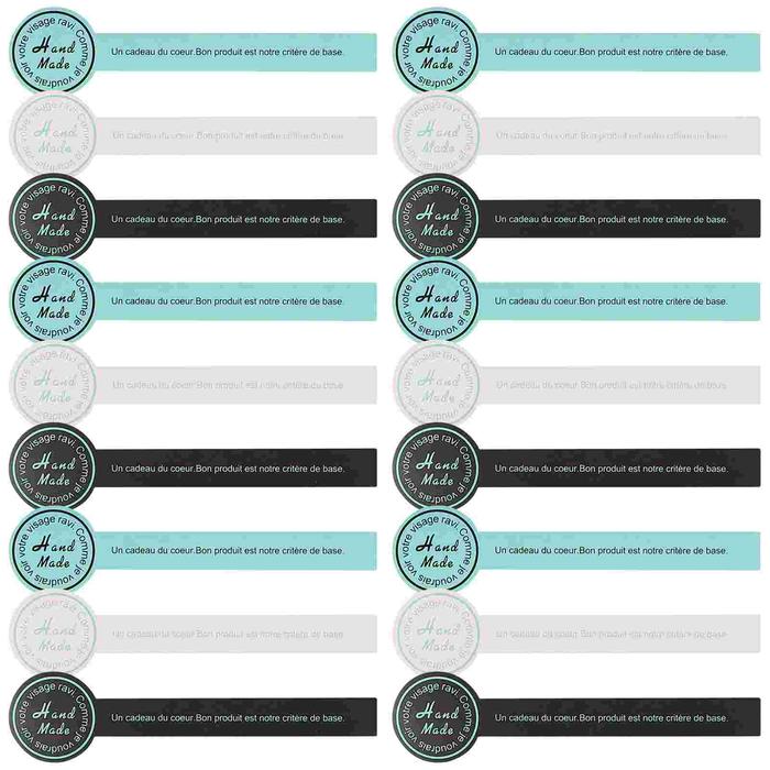 Stiker penyegel Hadiah biskuit kue, stiker Label DIY, stiker tas