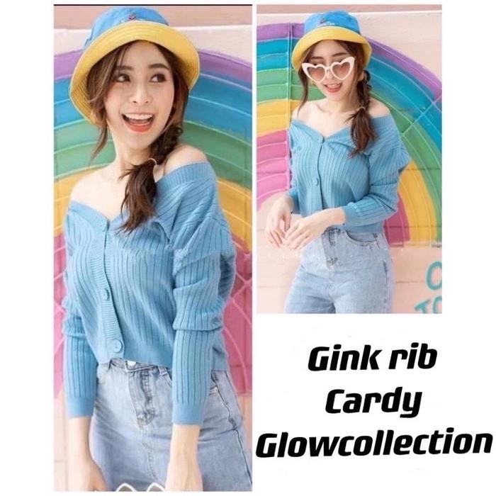 Gink Rib Baju Rajut Wanita Fitt To L Atasan jalan sesuai gambar