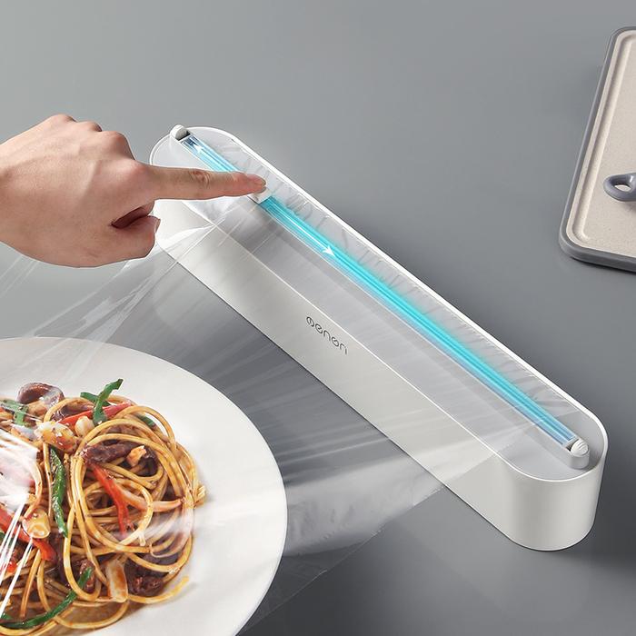 KATA Cling Film Cutting Box Makanan Wrap Dispenser Cutter Alat Dapur