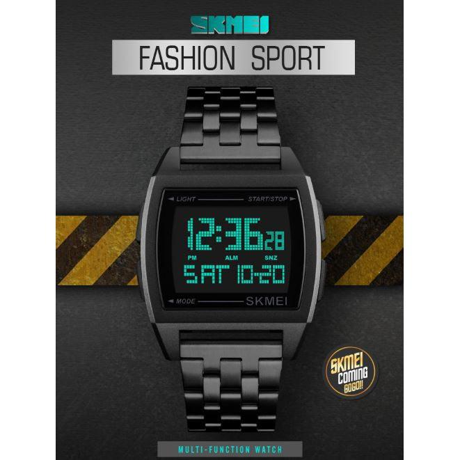SKMEI Jam Tangan Digital Pria - 1368 Elegan Kaca
