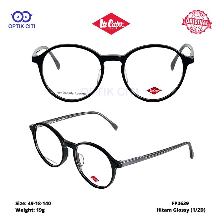 Frame Kacamata Pria Wanita Lee Cooper FP 2639 Original
