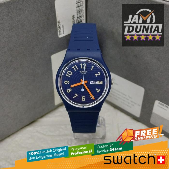 JAM TANGAN WANITA SWATCH ORIGINAL SWATCH TRENDY LINES SWATCH S028I700 SWATCH S028I 700 SWTS028I700-D