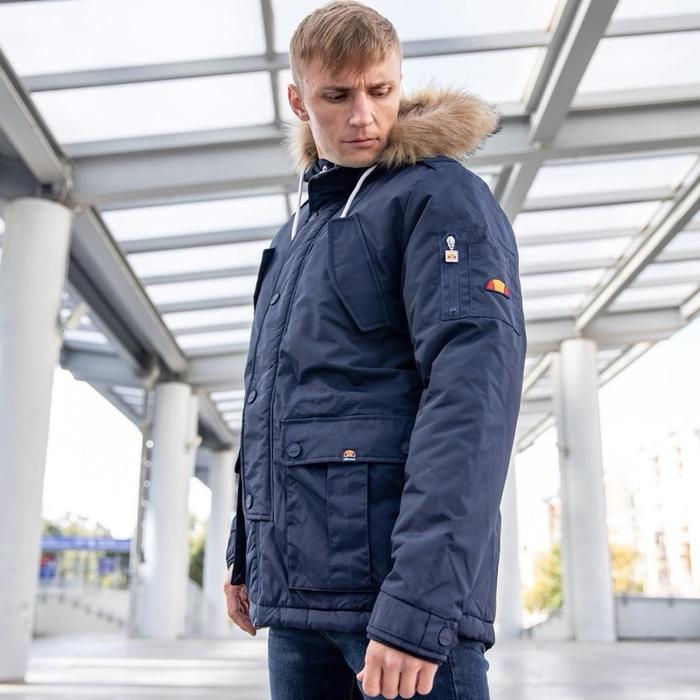 Jaket Ellesse Italy original Blizzard parka jacket navy outdoor casual football soccer jacket