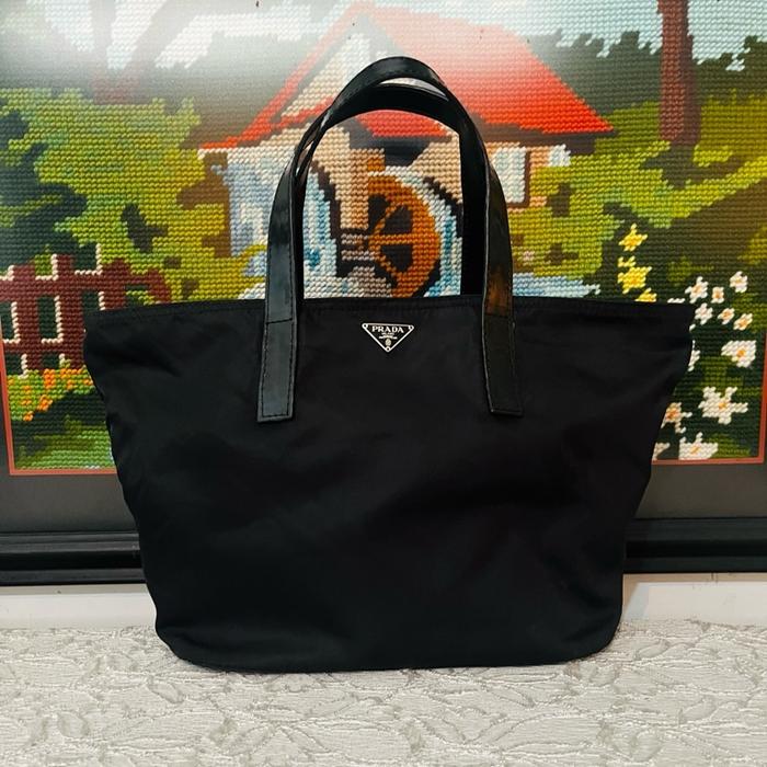 Tas Tote Handbag Prada Tessuto Nylon - Bekas Second Preloved Original Authentic
