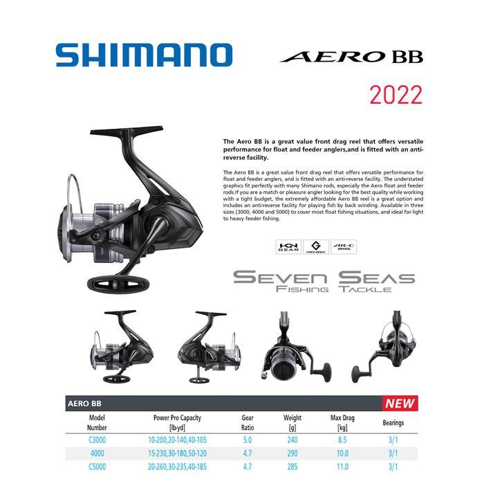 Shimano Aero BB Model 2022 Spinning Reel Pancing