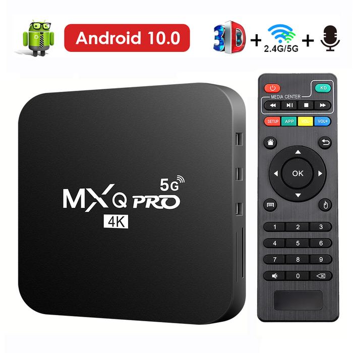 New Smart TV Box MXQ-PRO 4K HD Android 10.0 Smart TV Box 2.4/5G
